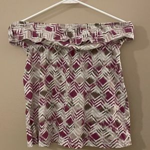 So tube top gently used.